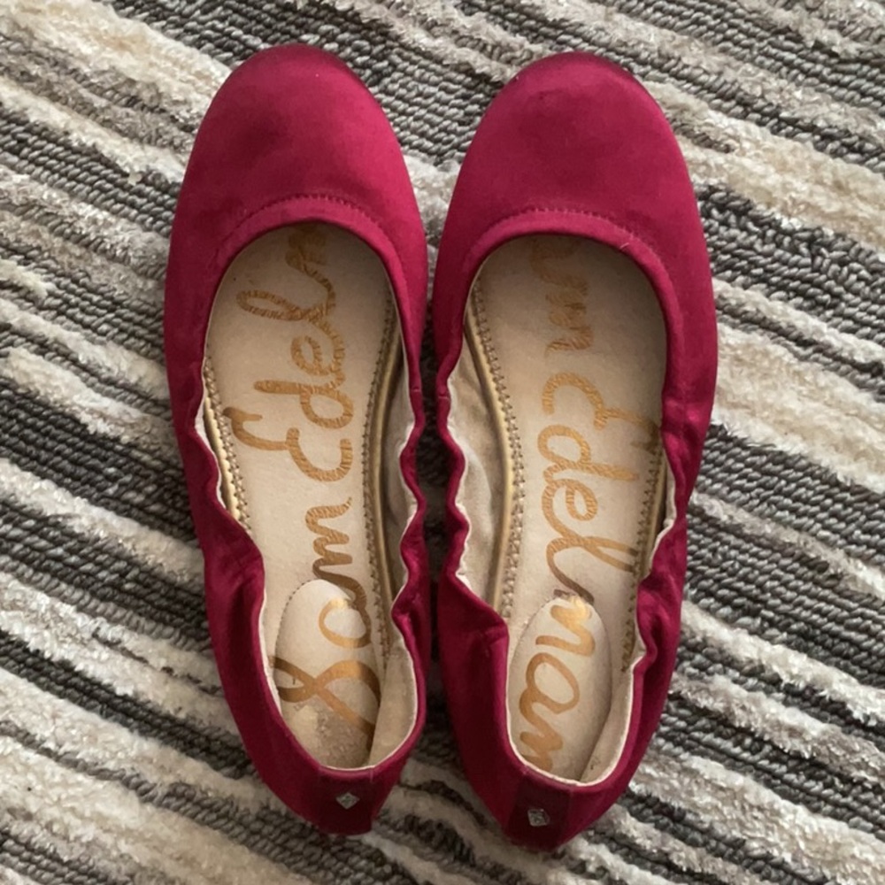 Sam Edelman Satin Ballerina Flats
